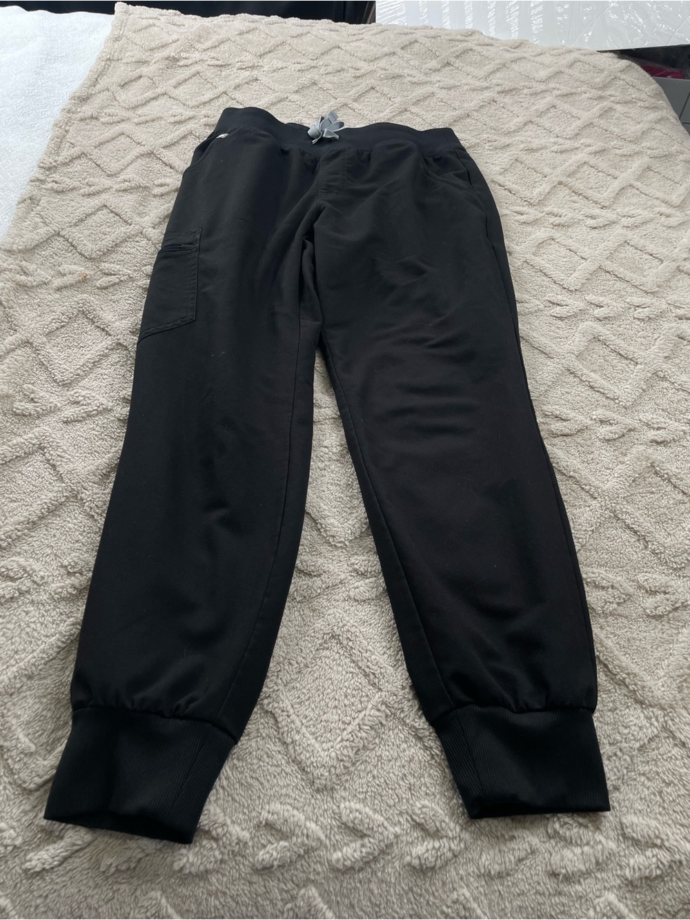 FIGS Black Jogger Scrub Pants Size Small/P Medical Staff